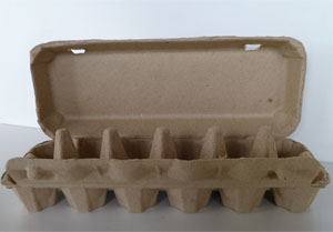 12 Eggs Cartons 2 x 6 suitable for 600g, 700g, 800g, 850g eggs