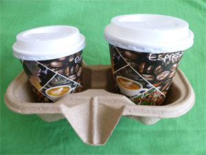 Recycled Coffee Cup Holders