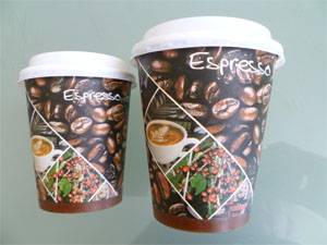 Recycled Coffee Cups